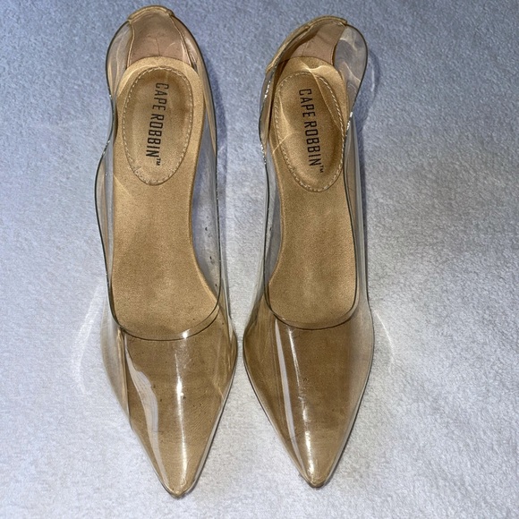 Cape Robbin Shoes - Clear heels